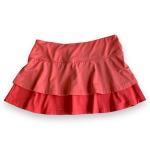 BOLLE’ ORANGE RUFFLE TENNIS, PICKLEBALL, GOLF SKORT. WOMEN’S SIZE MEDIUM